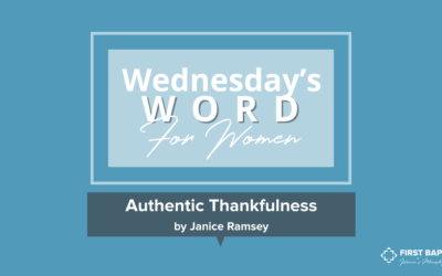 Authentic Thankfulness